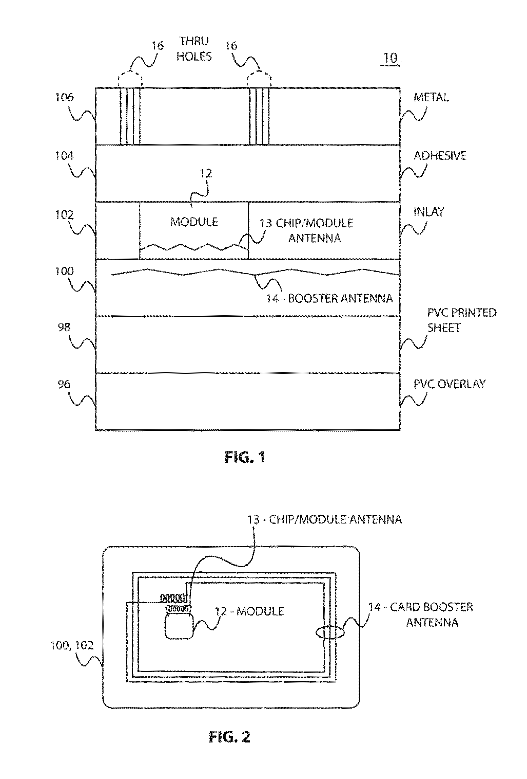 Metal card with radio frequency (RF) transmission capability