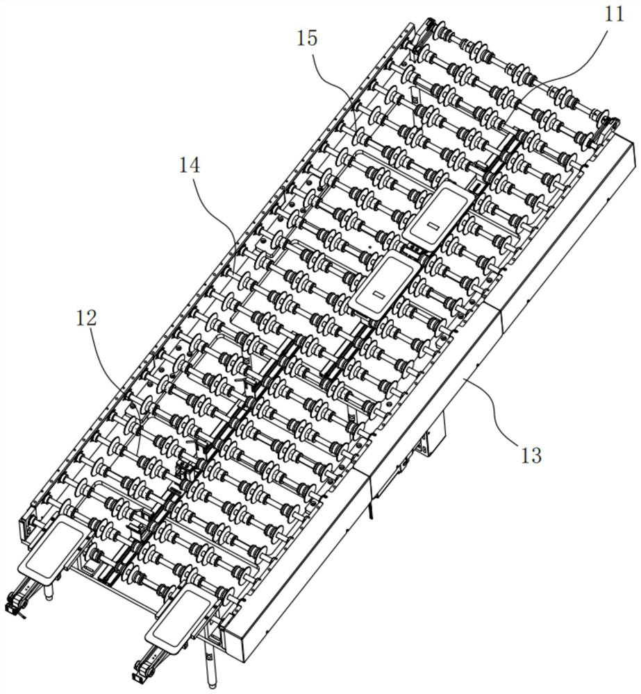 Glass discharging device