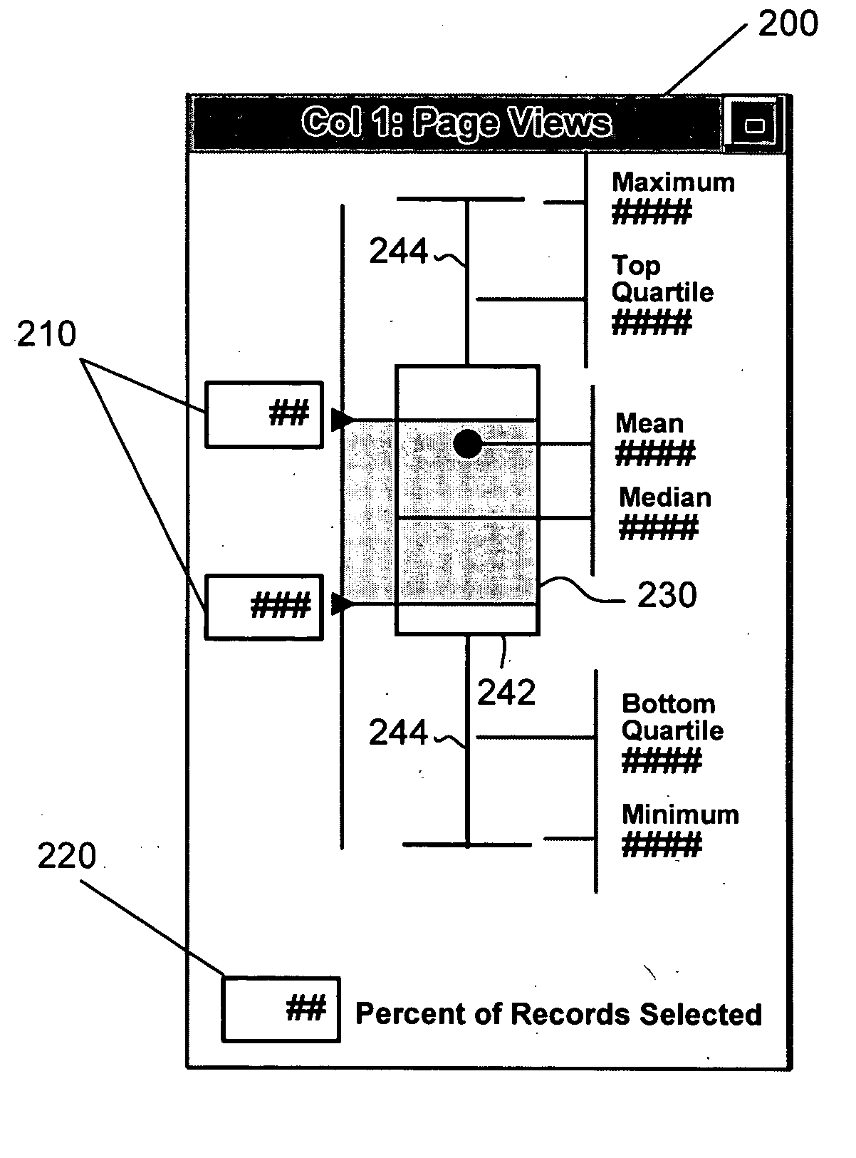 System and method for facilitating interactive selection and presentation of datasets