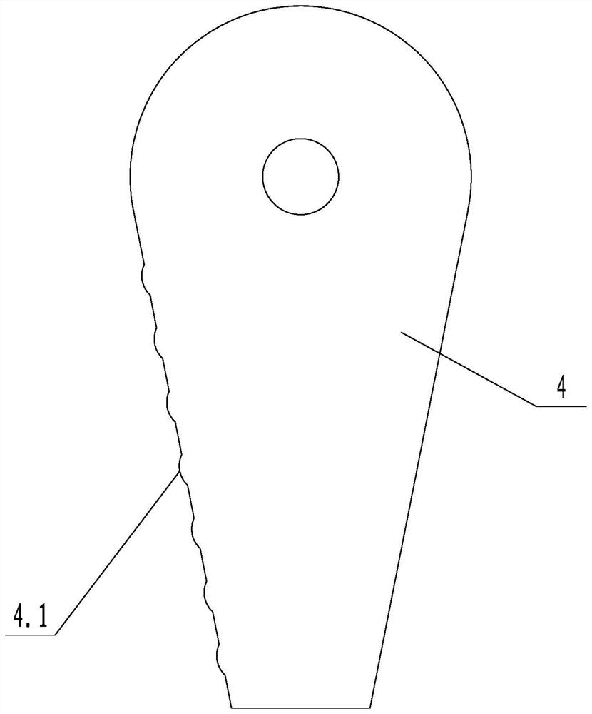 Single-acting clamping jig with shearing function