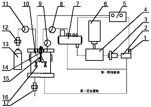 Fast cavitation erosion test device and test method for diesel engine multi-hole nozzle