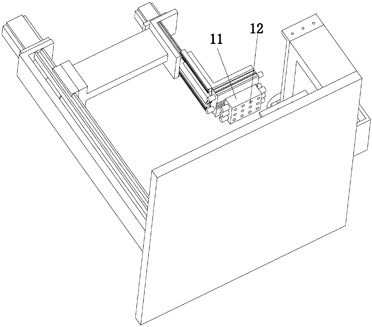 Automatic edge grinding device for semi-finished mobile phone screen