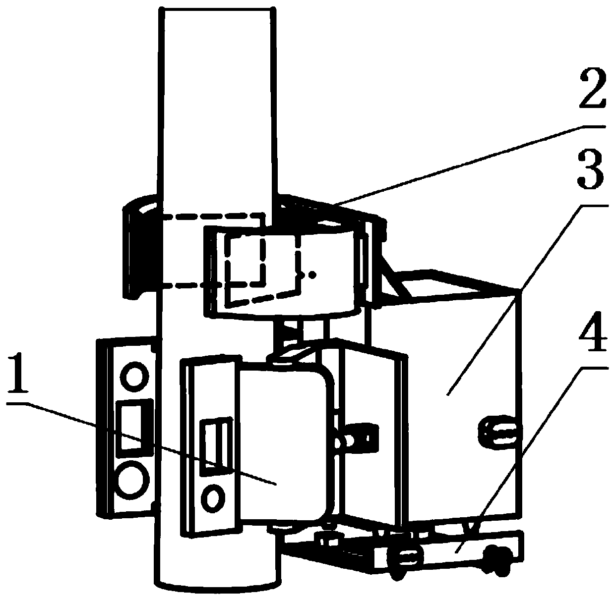 Street lamp cleaning device