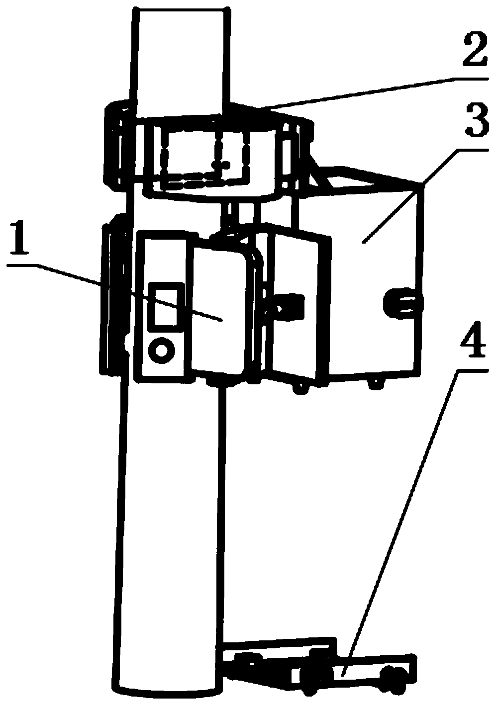 Street lamp cleaning device