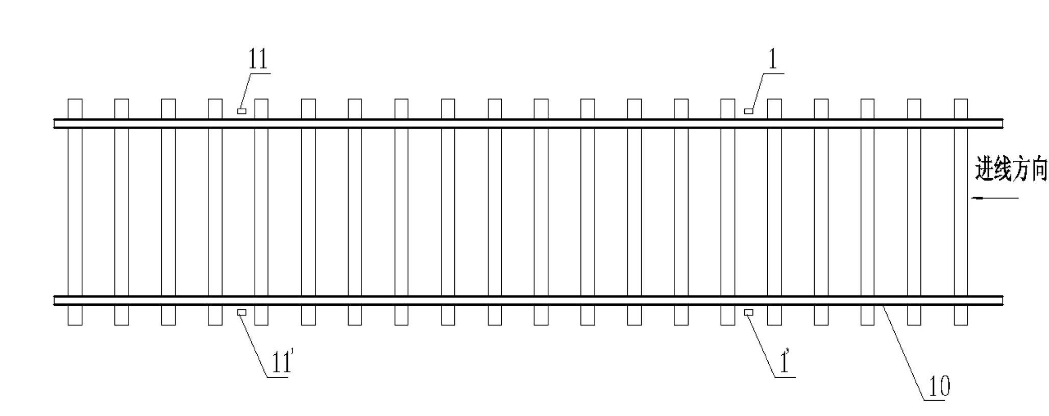 Detecting system for auto-passing phase-splitting function of electric locomotive