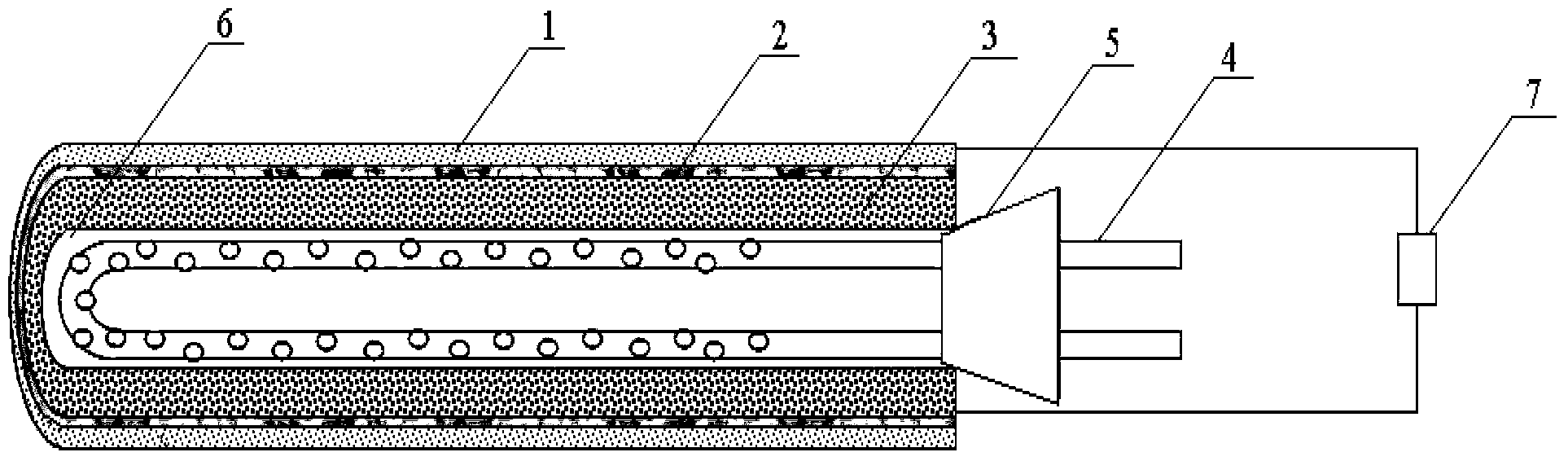 Method and device for generating power by using carbon-containing garbage as fuel of solid oxide fuel cell (SOFC)