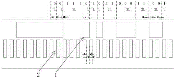 Linear long-distance absolute value position optical encoder