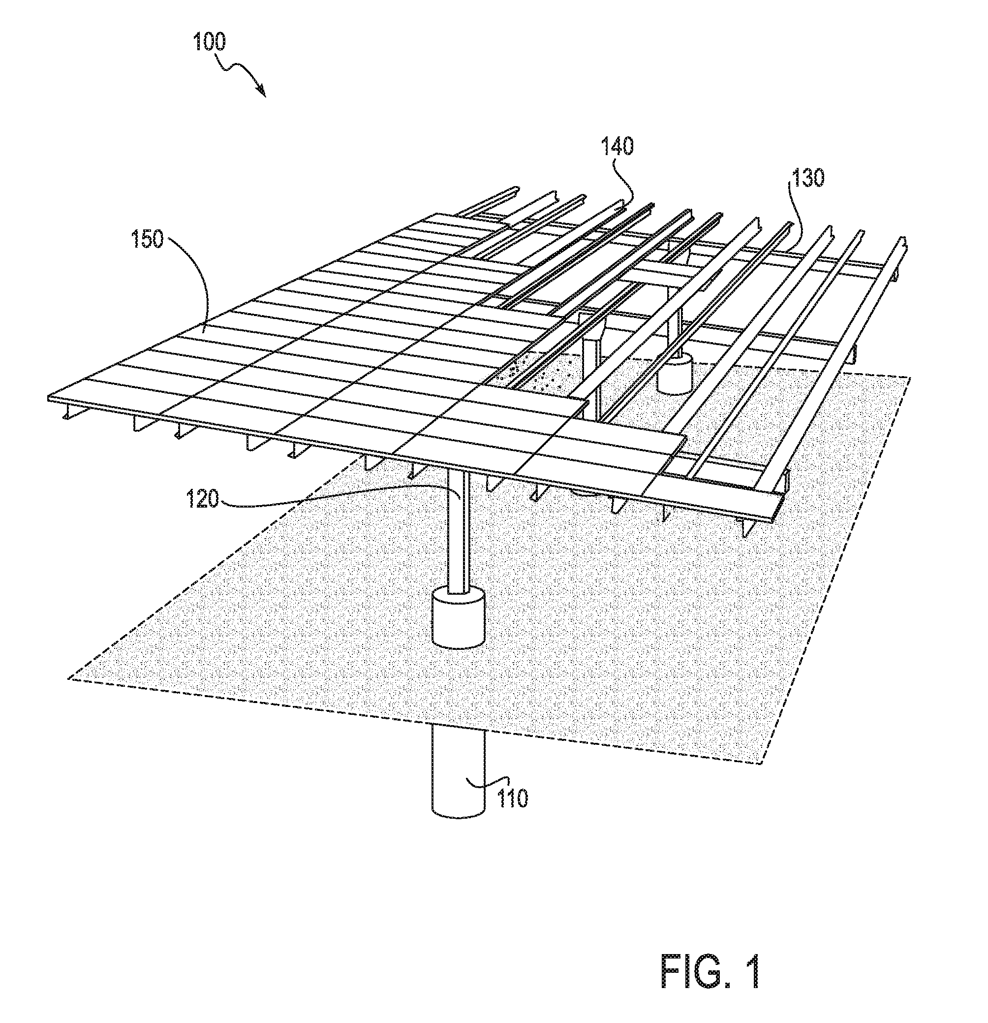 Solar canopy construction method