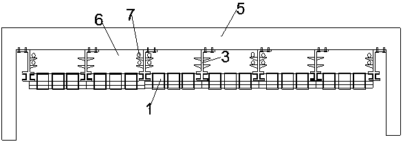 Large-span underground engineering structure ceiling outer hanging type fireproof plate and installing method thereof