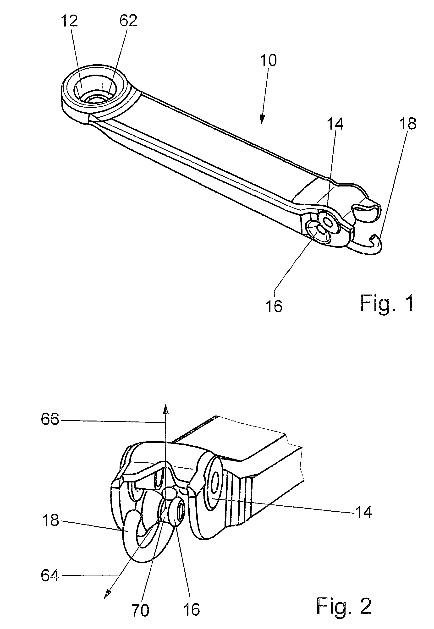 Fixing piece for a windscreen wiper