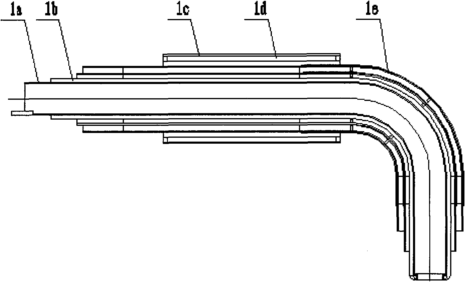 High-voltage terminal device for transformer