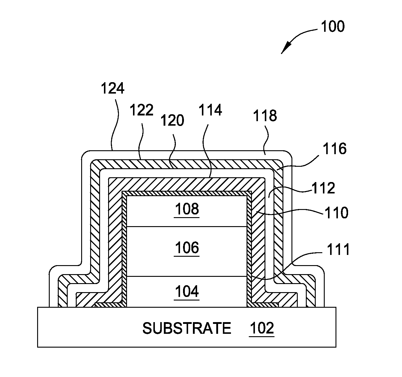 Interface adhesion improvement method