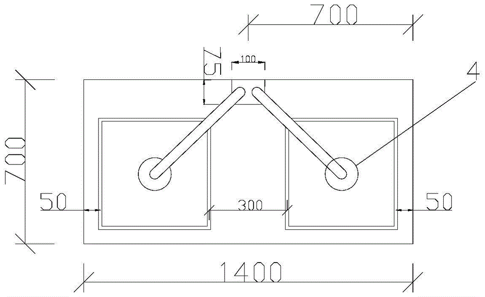 Two-phase bioretention tank with simultaneous nitrogen and phosphorus removal functions and its construction method