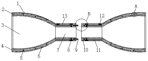 Intravascular adjustable interventional stent and using method thereof