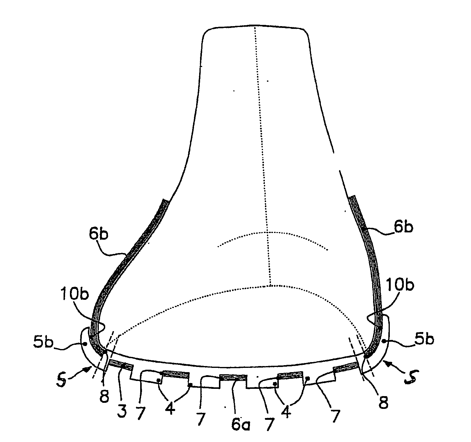 Outsole structure for a shoe, method for assembling outsole to an upper, and shoe obtained by said method