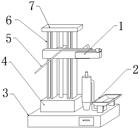 Multi-degree of freedom power spraying manipulator