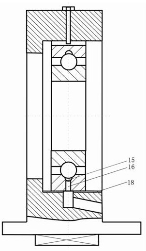 In-groove roller bed full-immersion type salt bath heat treatment device