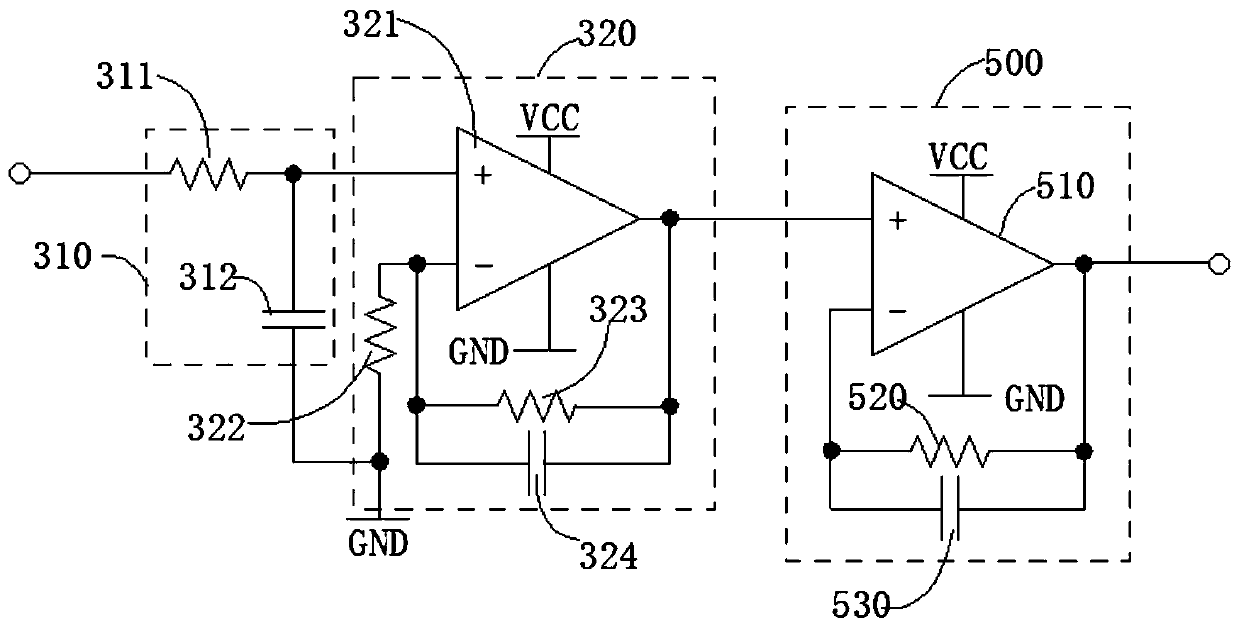 High-side current detection device and system