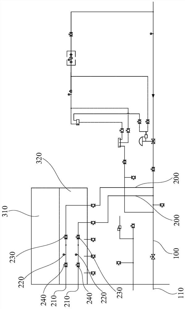 Air supply structure for pressure maintaining system and earth pressure balance shield tunneling machine