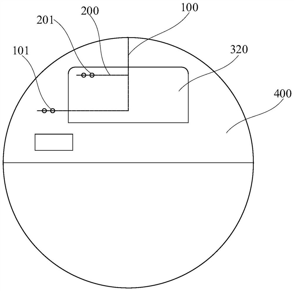 Air supply structure for pressure maintaining system and earth pressure balance shield tunneling machine