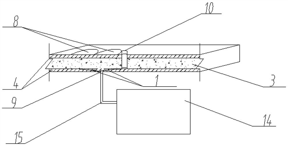 Equipment and method for repairing cracks in wallboards with magnetic mortar