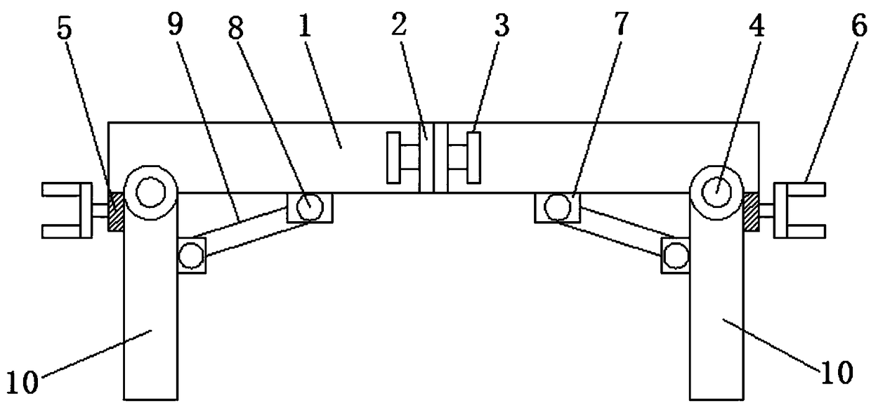 Bolt pair locking folding type intelligent RO rack