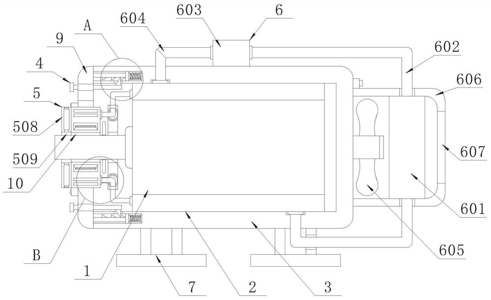 Energy-saving motor with efficient heat dissipation