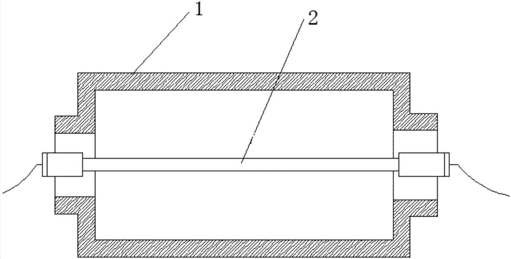 Heating device of film laminating machine