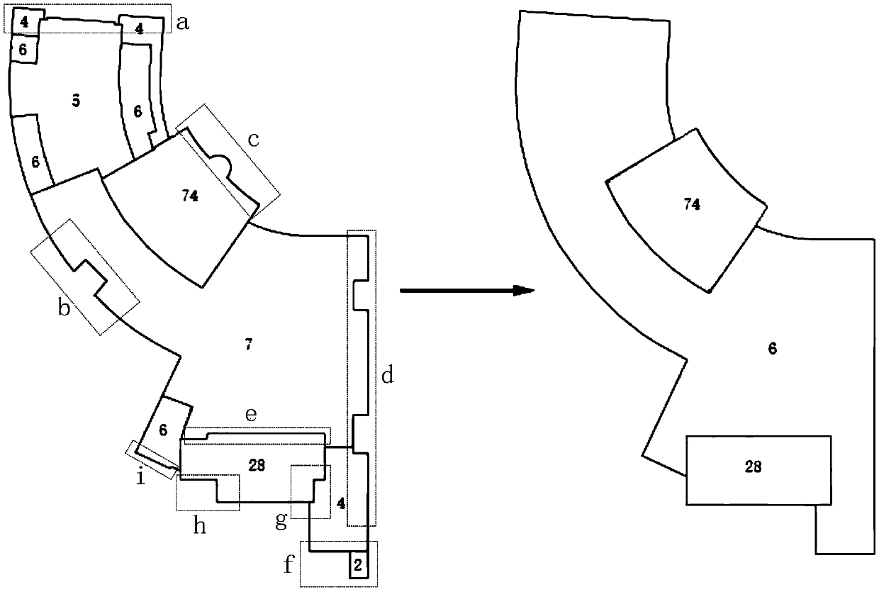 Method for simplifying an urban building energy consumption model