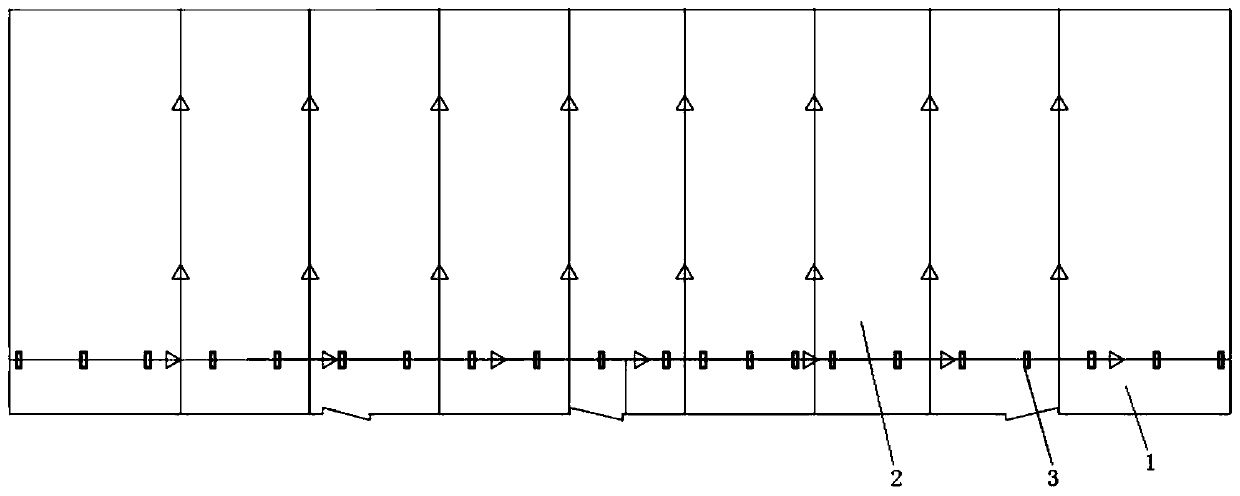 A hinged installation method for a hull steel structure