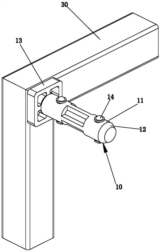 Quickly-assembled and quickly-disassembled structure and showing stand