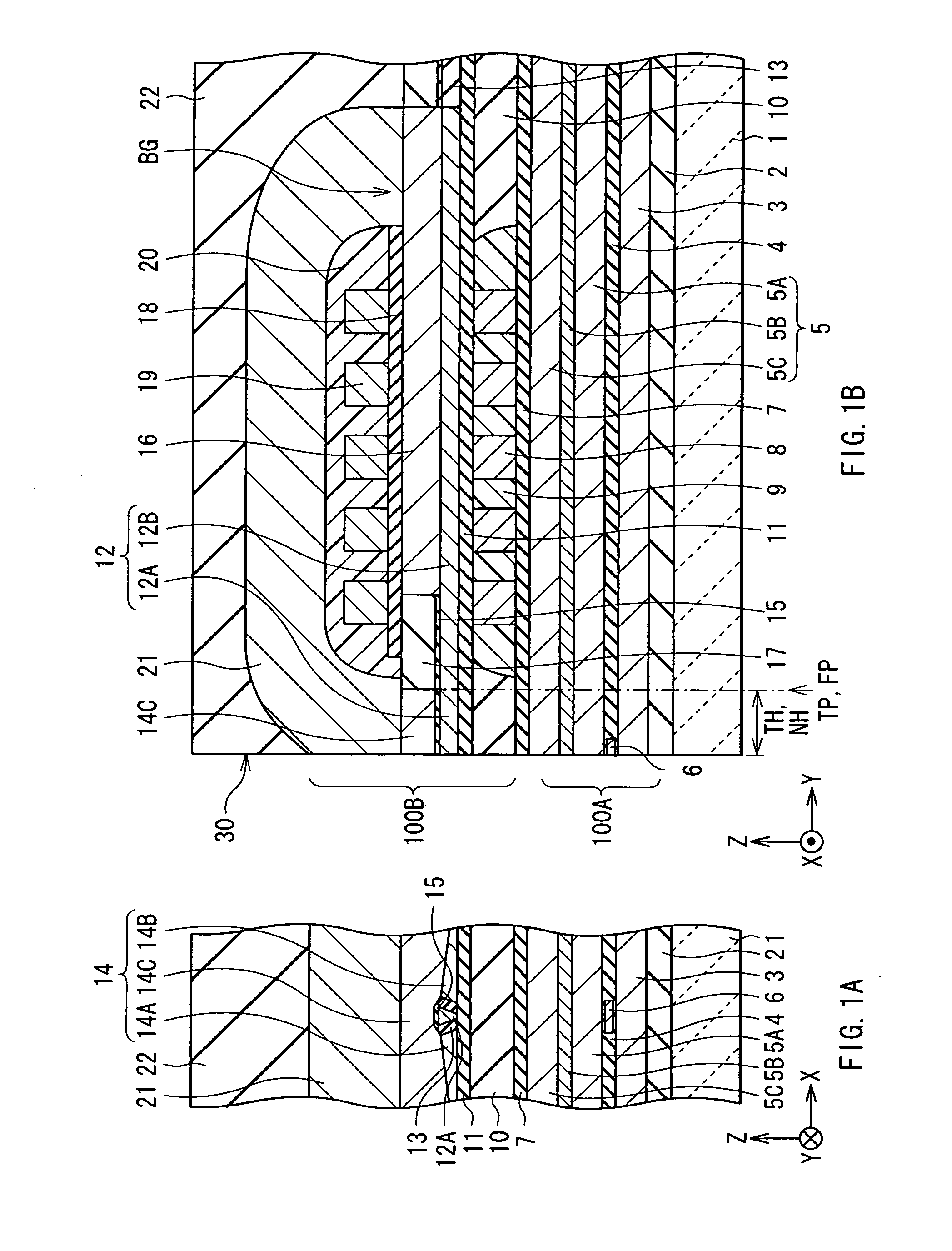 Perpendicular magnetic write head and magnetic write device