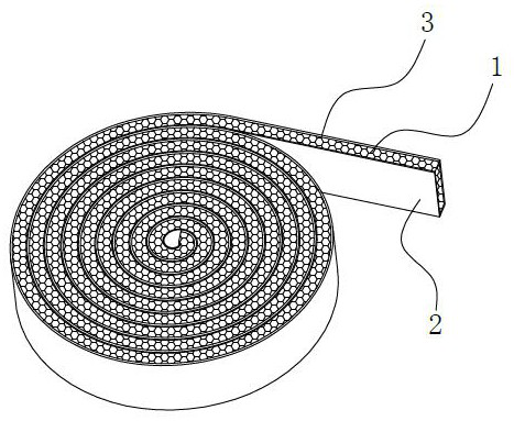 Corrosive liquid reagent bottle sticker protective adhesive tape and manufacturing method thereof