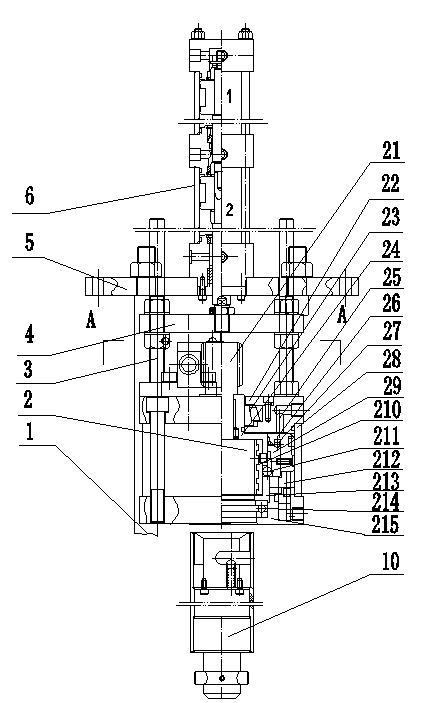 Automatic rod connecting mechanism for garbage cracking furnace