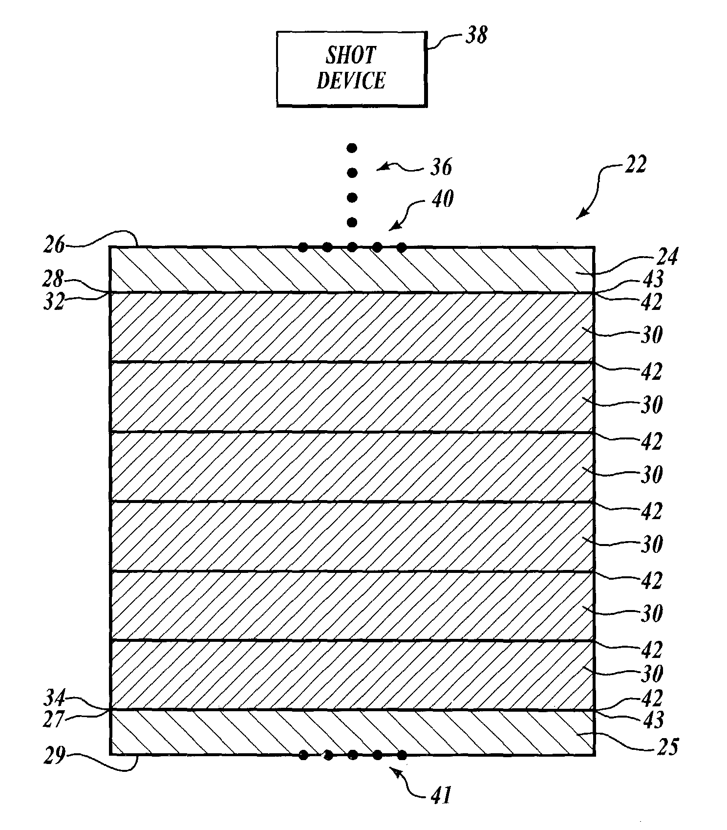 Method for improving crack resistance in fiber-metal-laminate structures