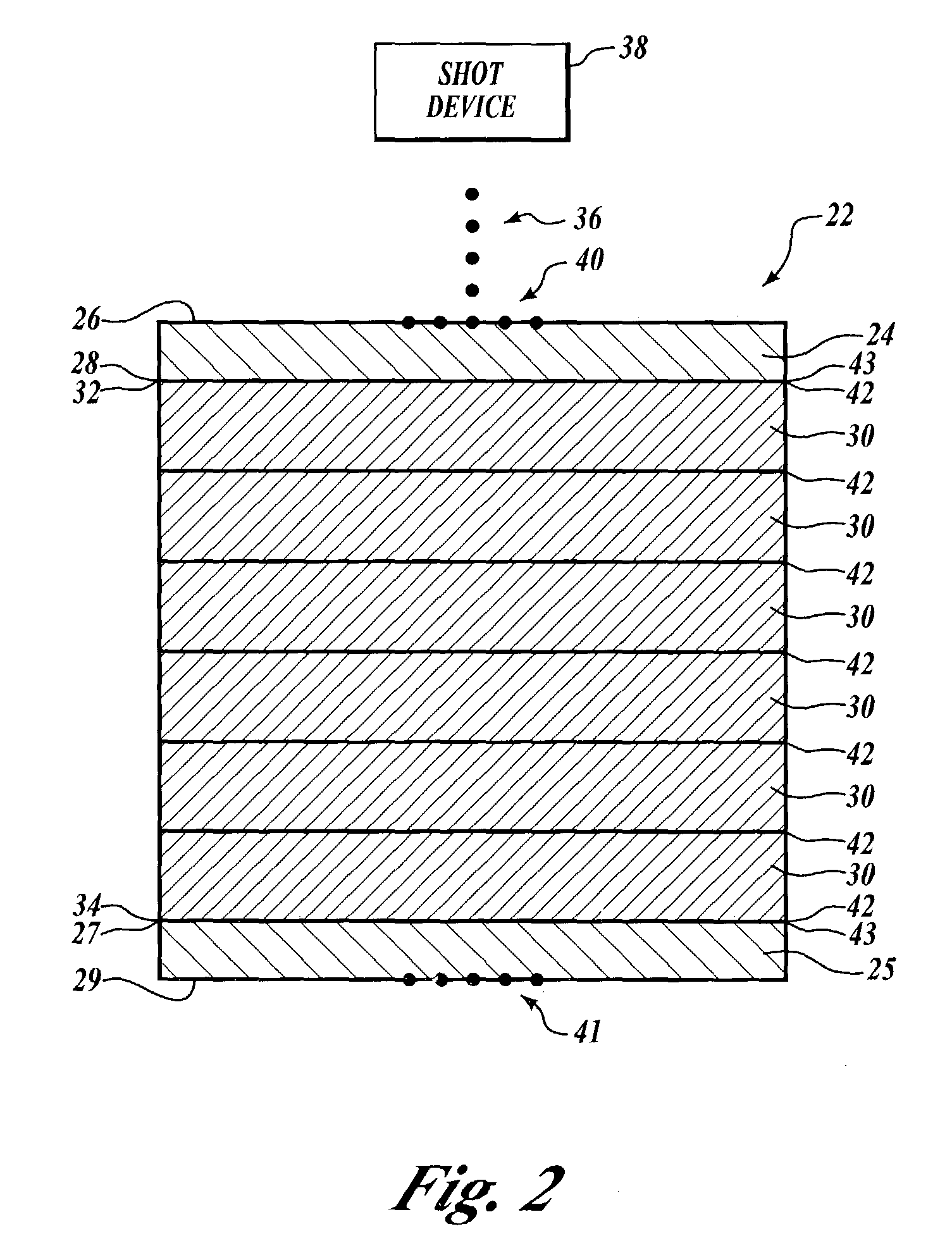 Method for improving crack resistance in fiber-metal-laminate structures