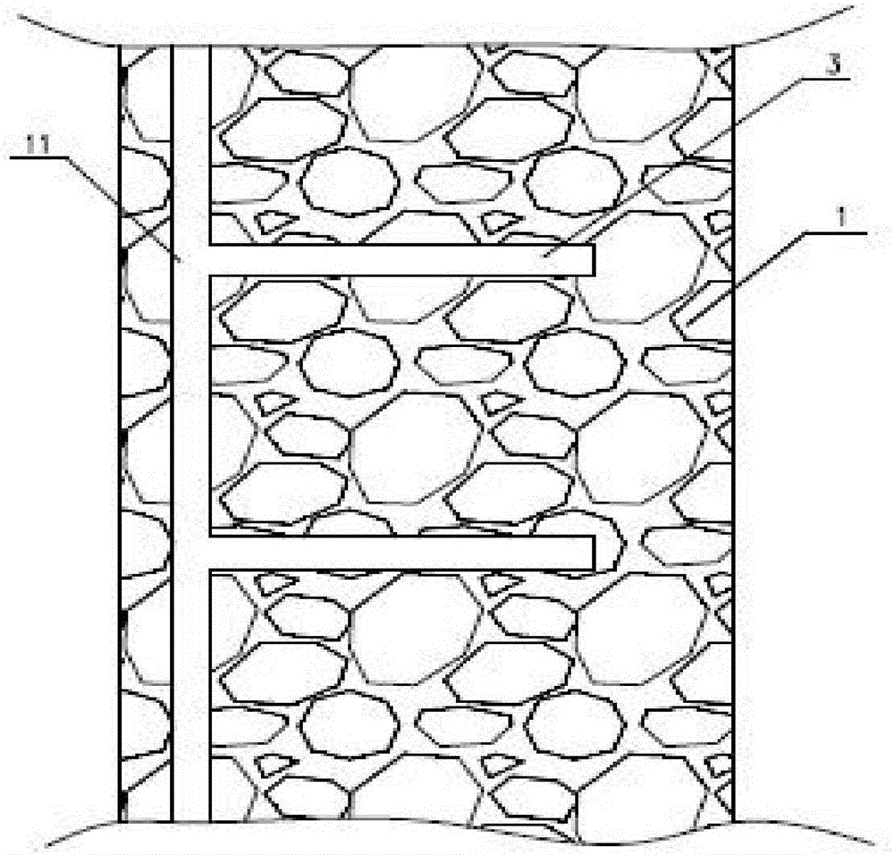 Arc-shaped lifting ecological gate