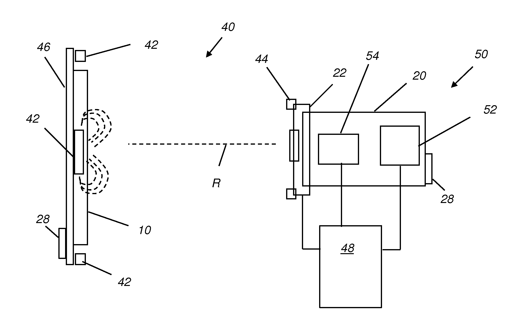 Projector as collimator light