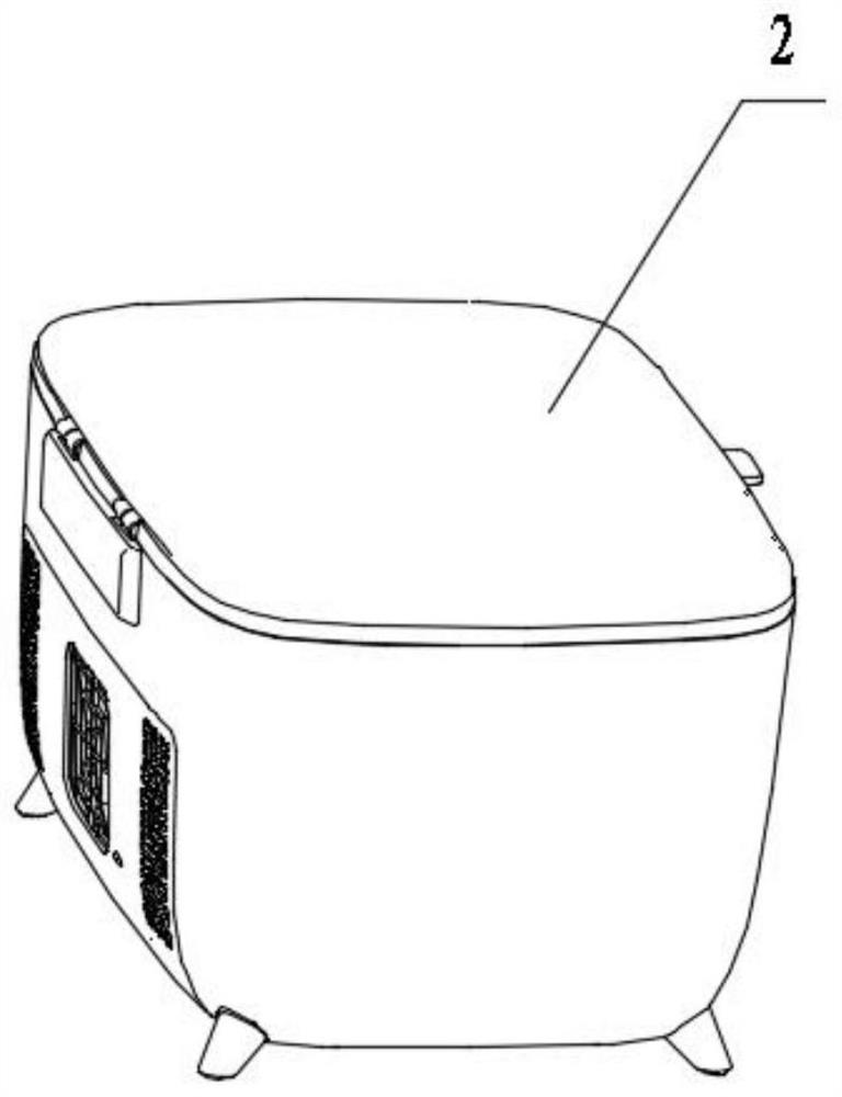 Refrigerator door handle, door body and mounting method