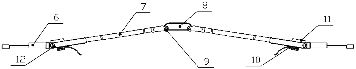 A bi-directional two-dimensional floating self-adaptive mechanism for small-diameter high-temperature and high-pressure downhole pipelines