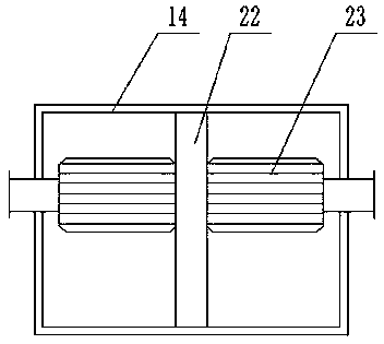 Cutting device for pps base cloth production