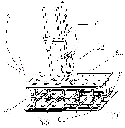 Automatic discharging and feeding machine for vulcanizing machine