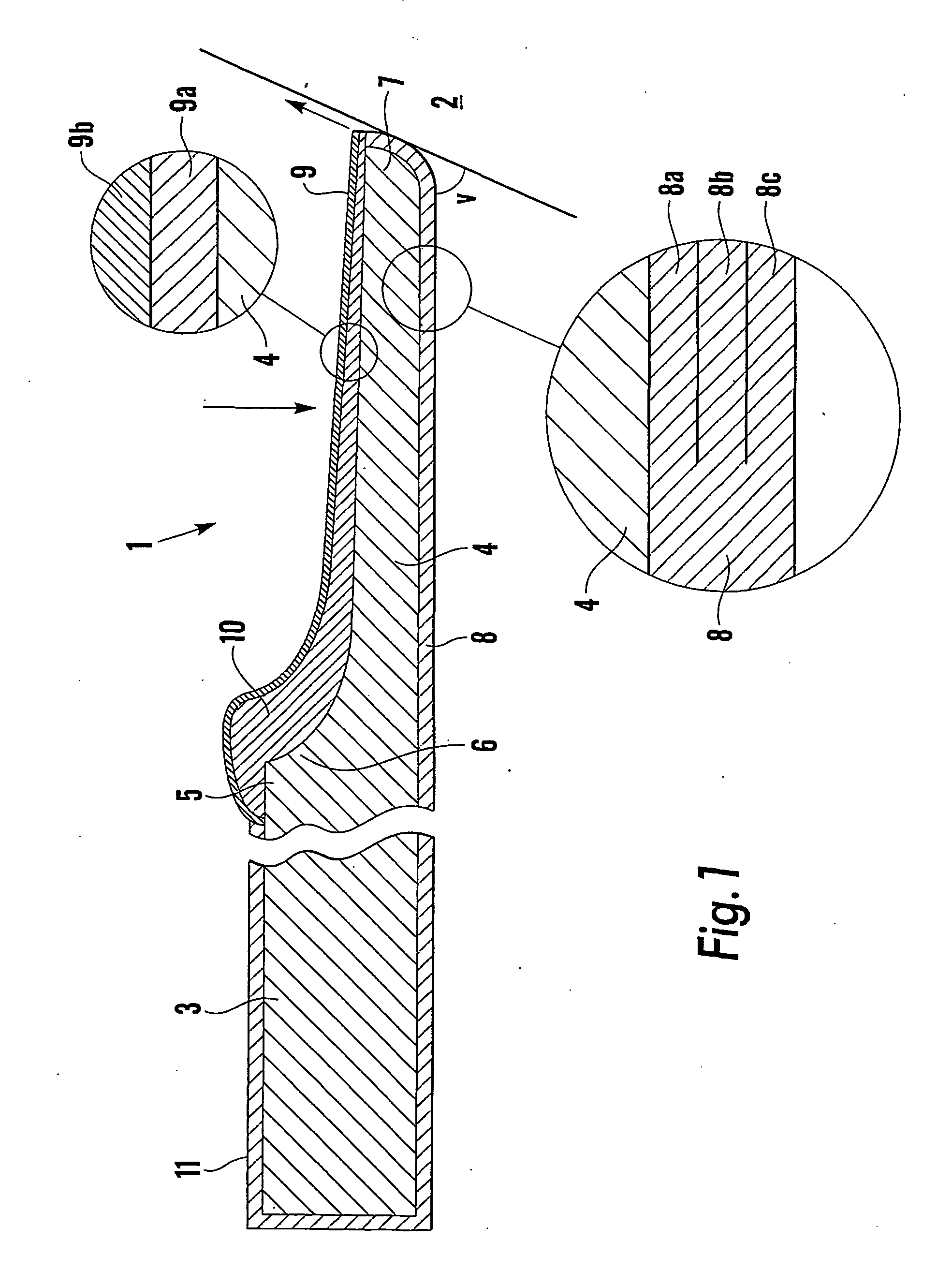 Doctor or coater blade and method in connection with its manufacturing