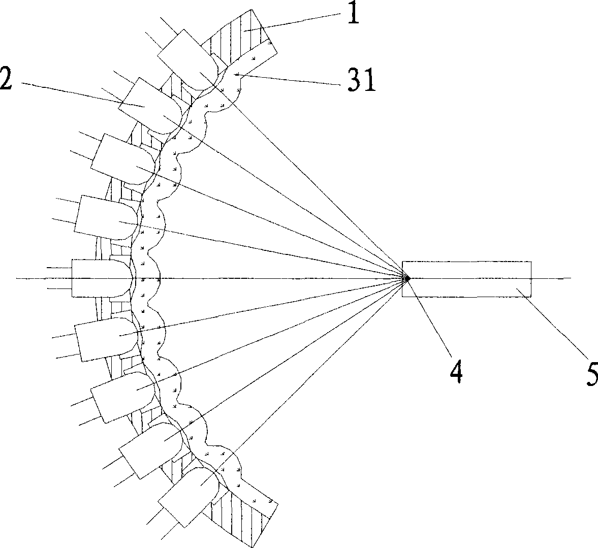 LED illuminating apparatus and regulation method for using illumination homogeneity thereof