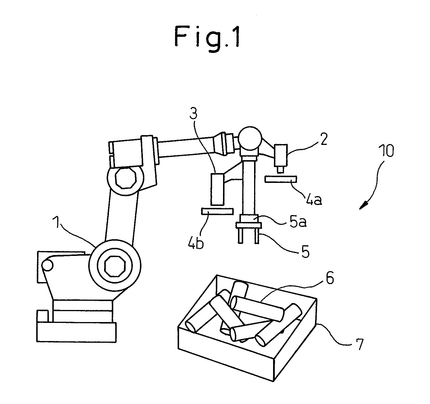 Apparatus for picking up objects