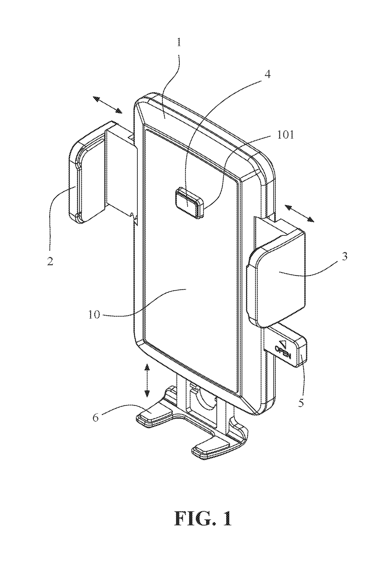 Clamping apparatus for portable electronic device