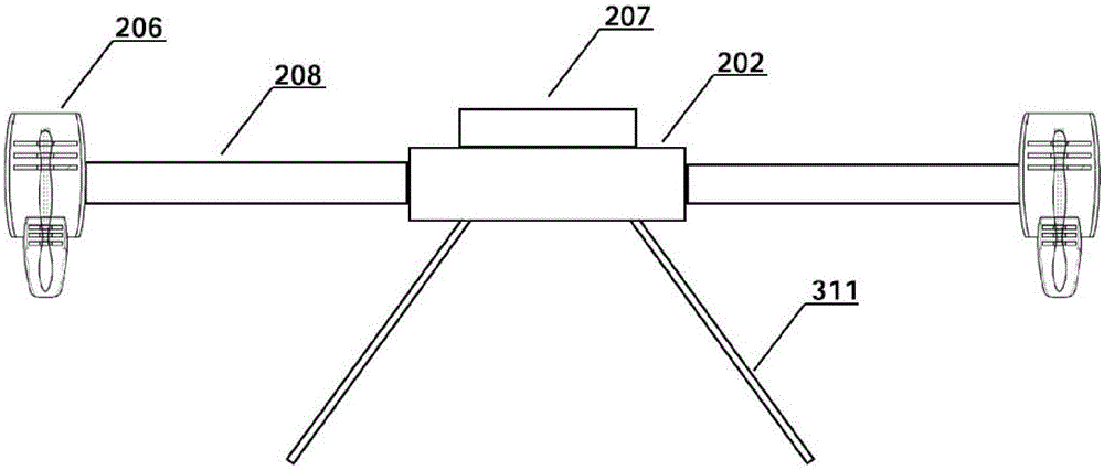 Turbojet type multiple-spindle aircraft and control method thereof