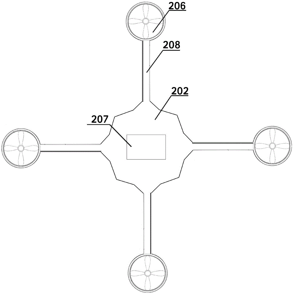 Turbojet type multiple-spindle aircraft and control method thereof