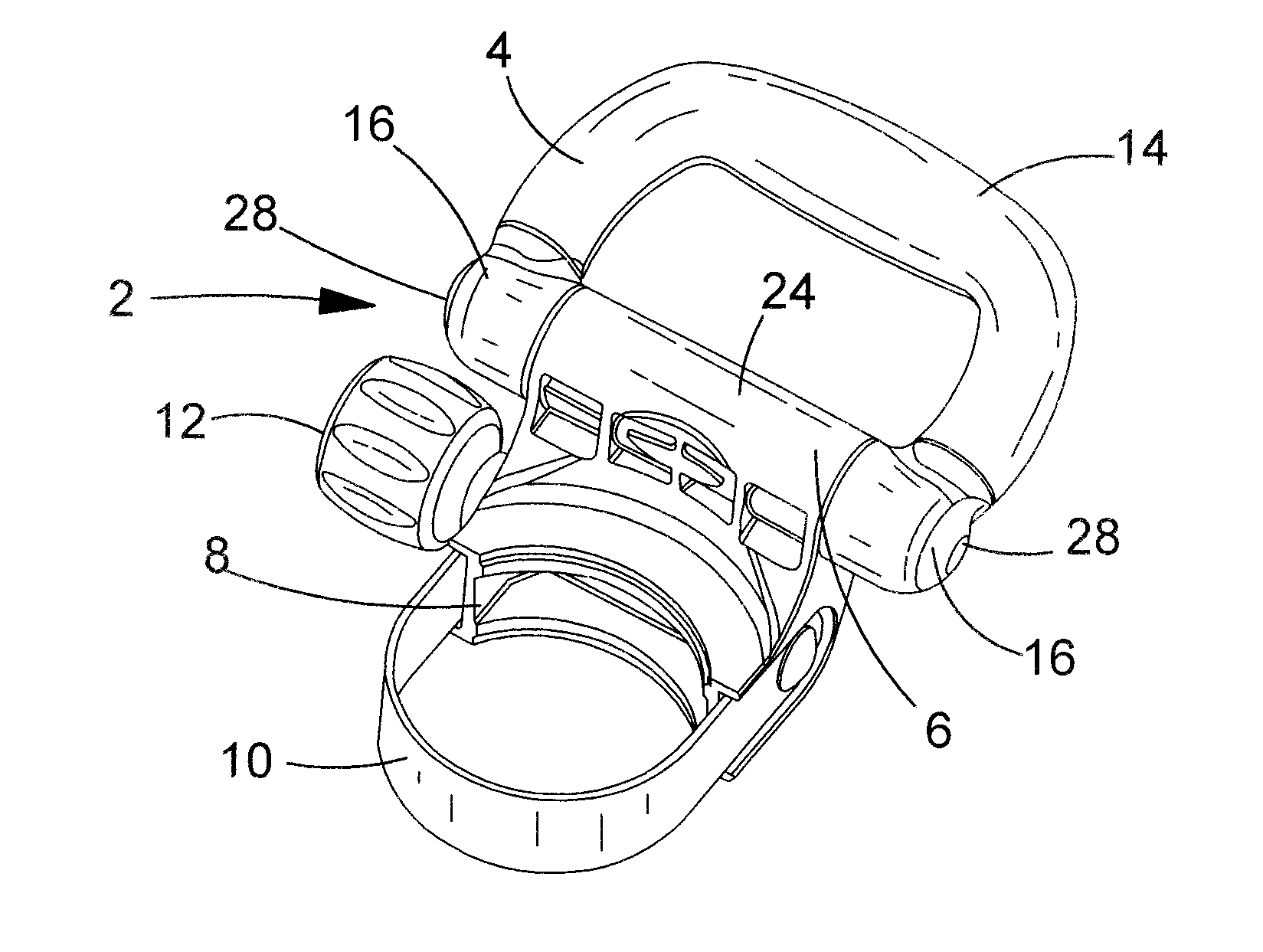 Handle assembly for power tool