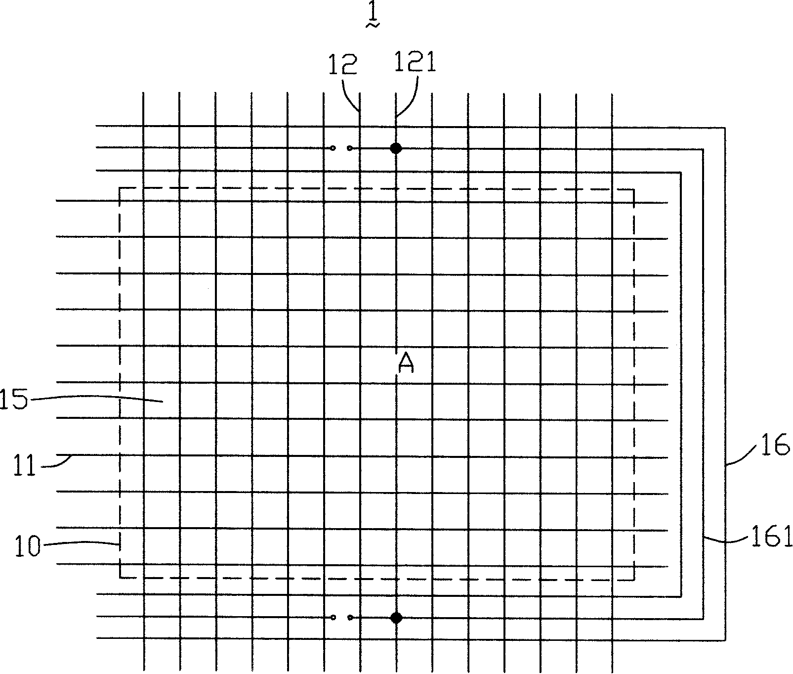 Liquid crystal display board and repairing method thereof